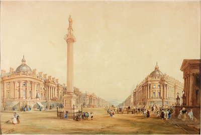 Conception pour le Monument de Grey et disposition proposée pour l